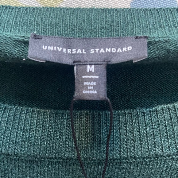 Universal Standard Eco Everyday Sweater Dress Green NWT Size Medium (18-20) - Picture 5 of 7